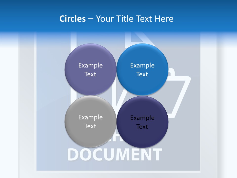 Button Down Save File PowerPoint Template