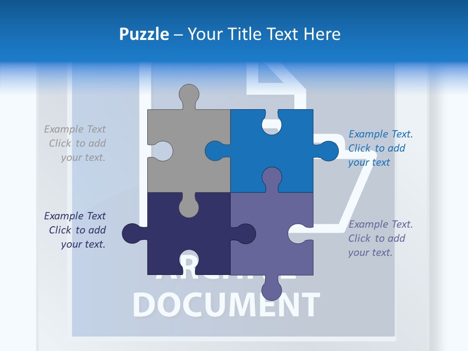 Button Down Save File PowerPoint Template