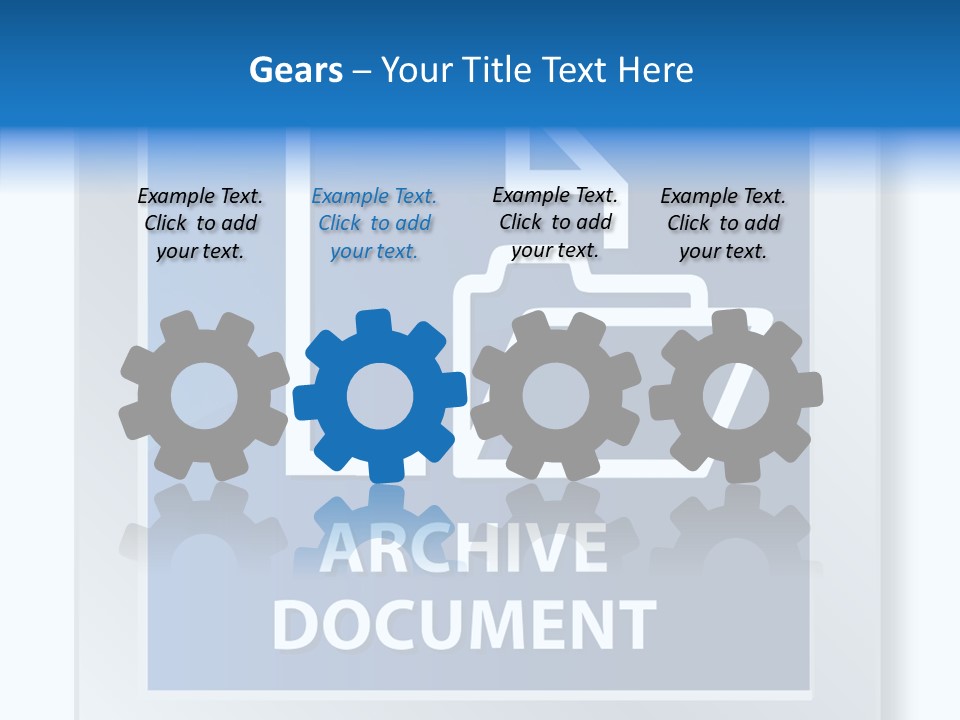 Button Down Save File PowerPoint Template