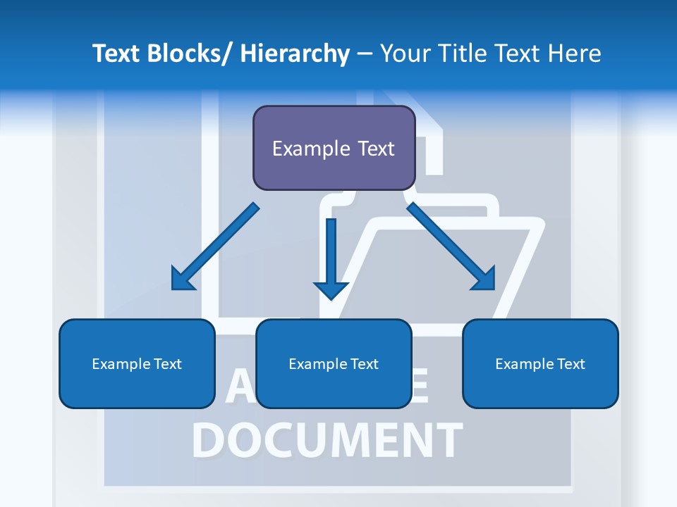 Button Down Save File PowerPoint Template