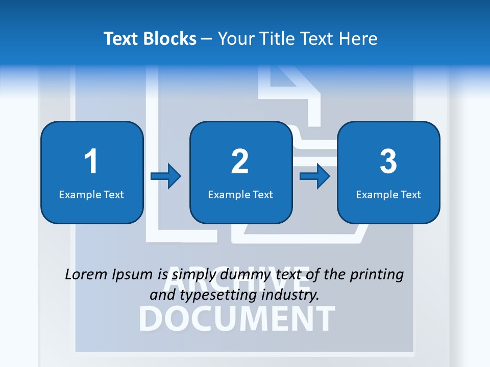 Button Down Save File PowerPoint Template
