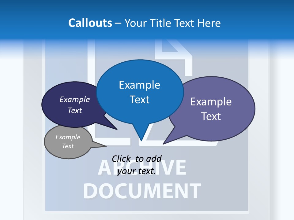 Button Down Save File PowerPoint Template