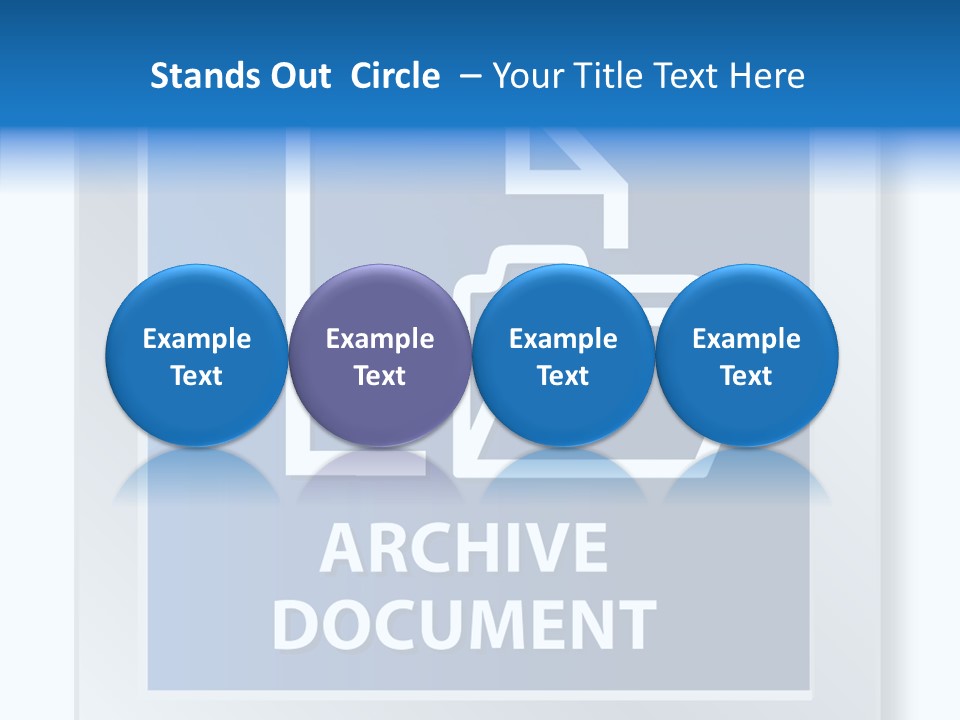 Button Down Save File PowerPoint Template