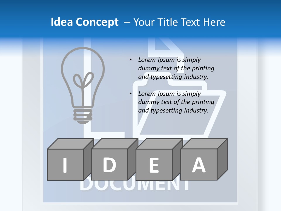 Button Down Save File PowerPoint Template