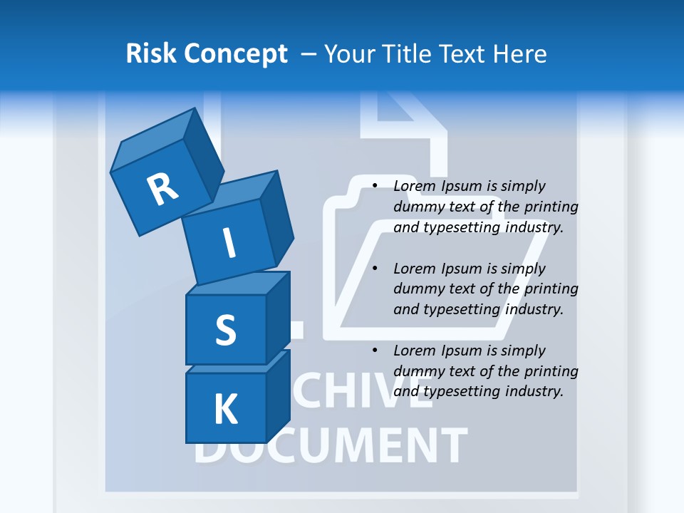 Button Down Save File PowerPoint Template