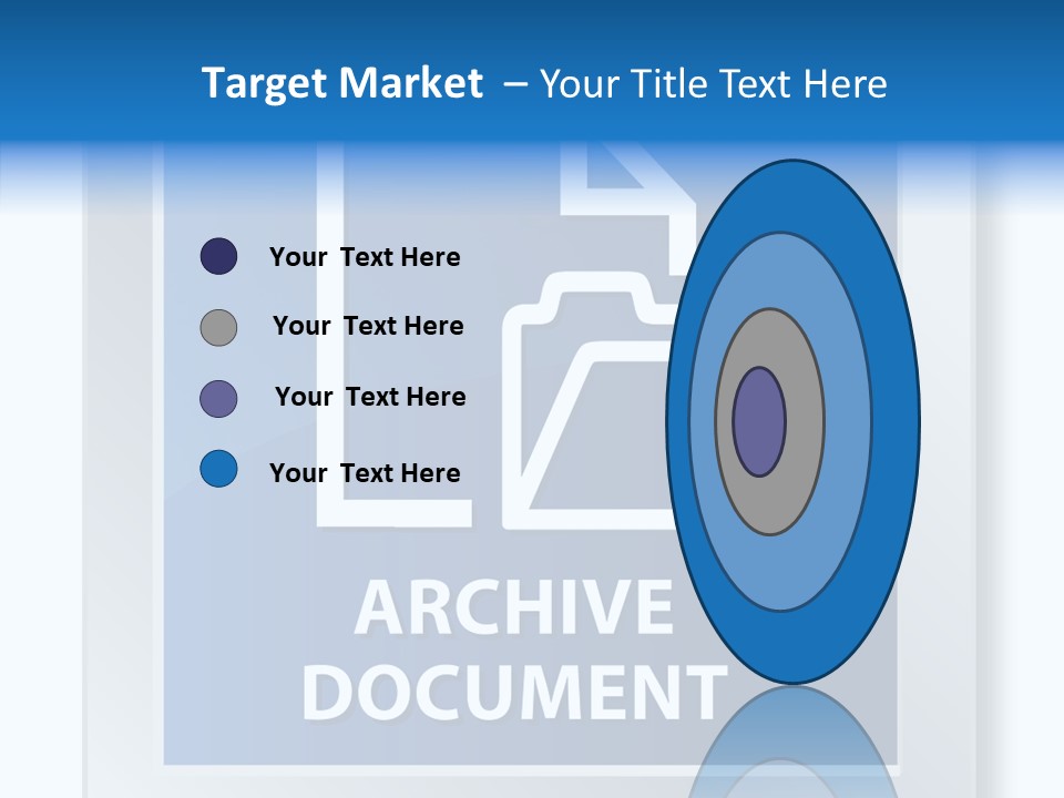 Button Down Save File PowerPoint Template