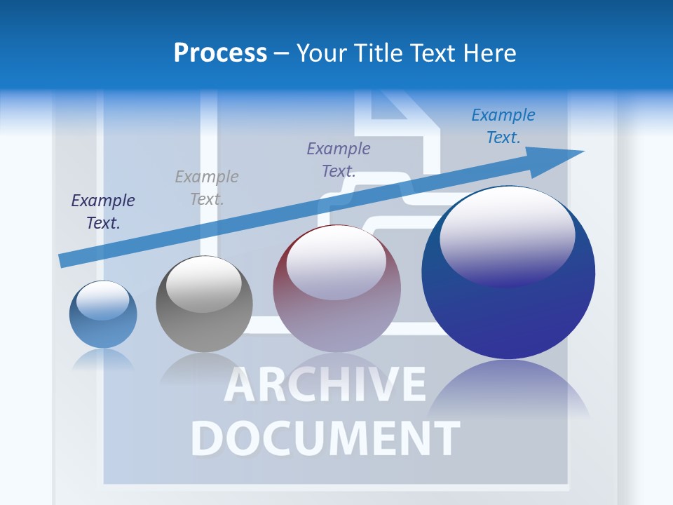 Button Down Save File PowerPoint Template