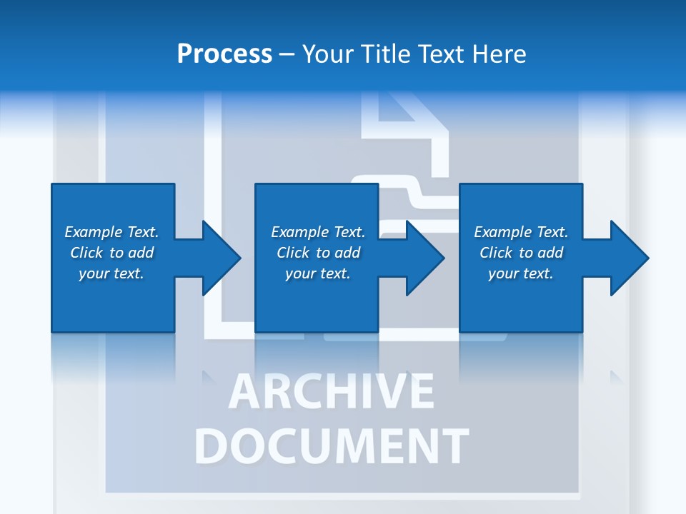 Button Down Save File PowerPoint Template