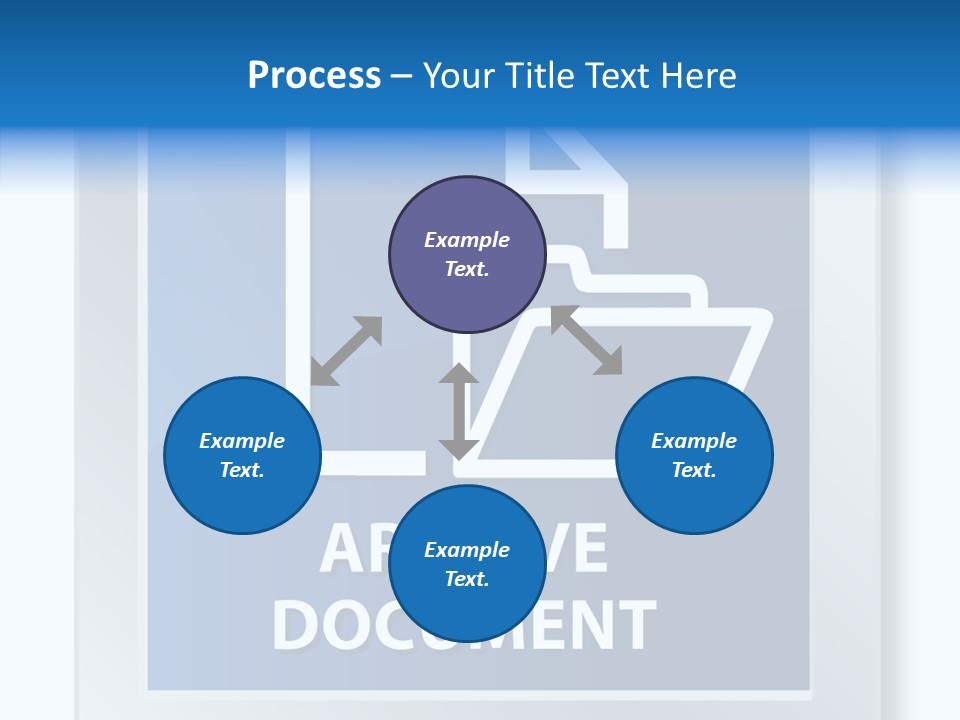 Button Down Save File PowerPoint Template