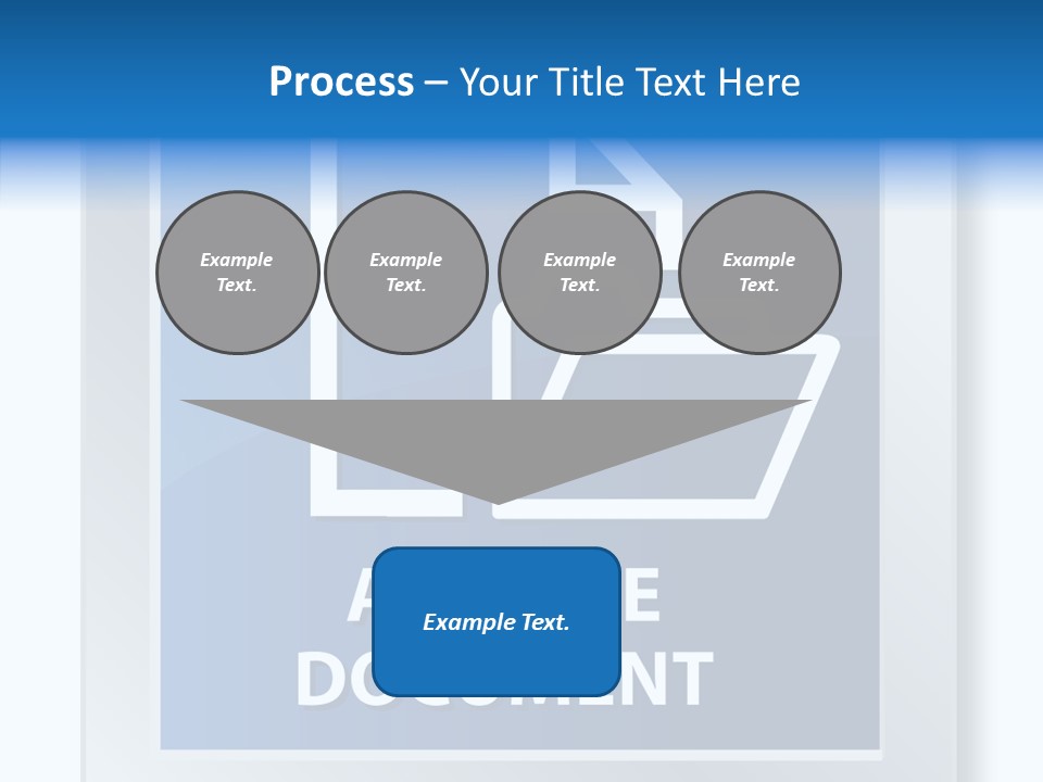Button Down Save File PowerPoint Template