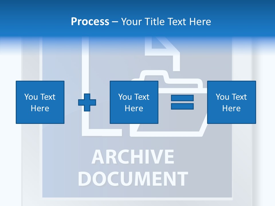 Button Down Save File PowerPoint Template