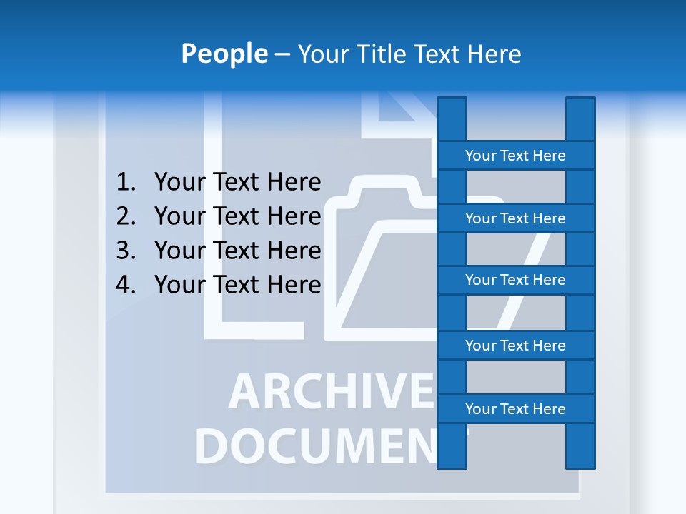 Button Down Save File PowerPoint Template