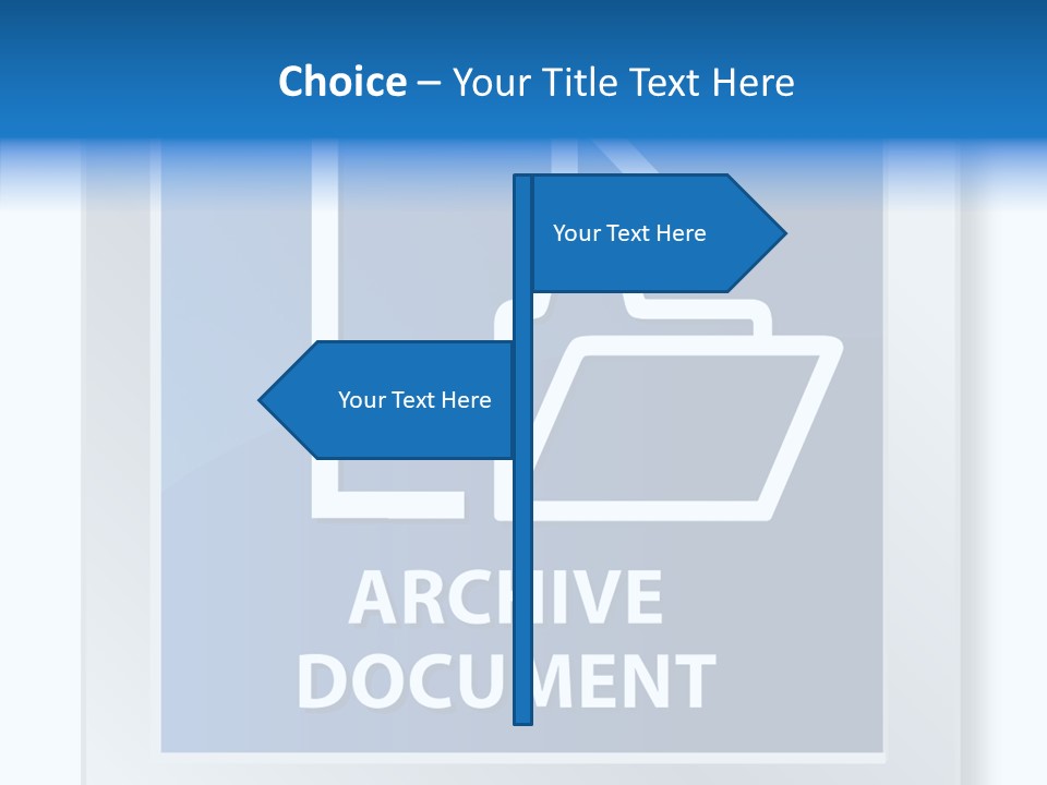 Button Down Save File PowerPoint Template