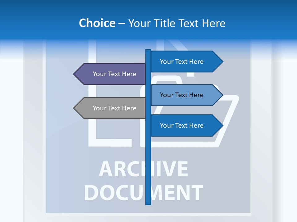 Button Down Save File PowerPoint Template