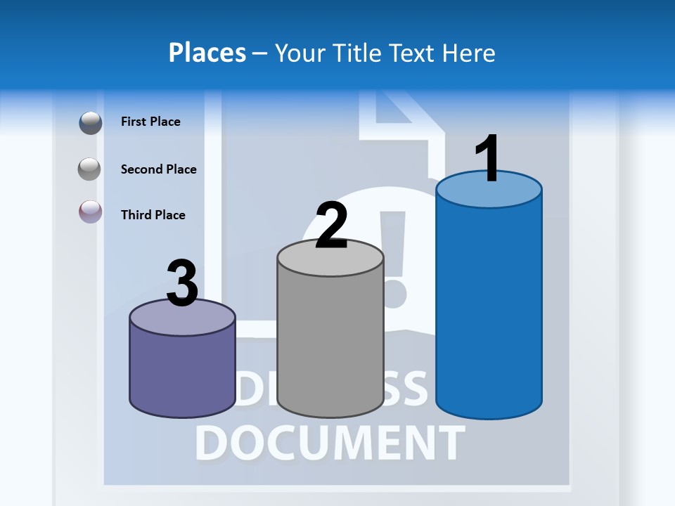 Blue Process Call Out PowerPoint Template