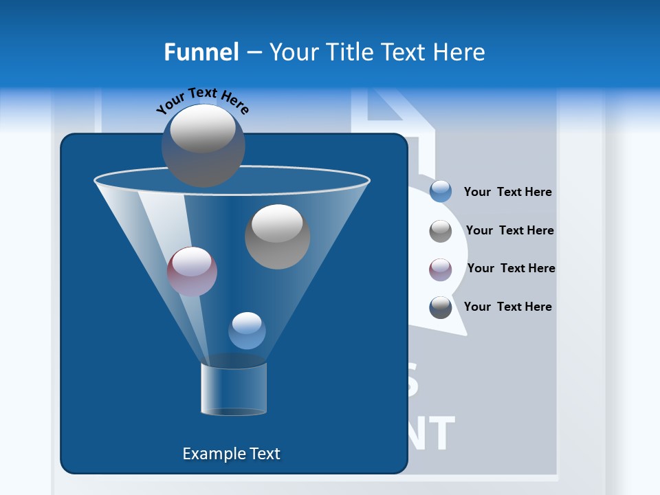 Blue Process Call Out PowerPoint Template