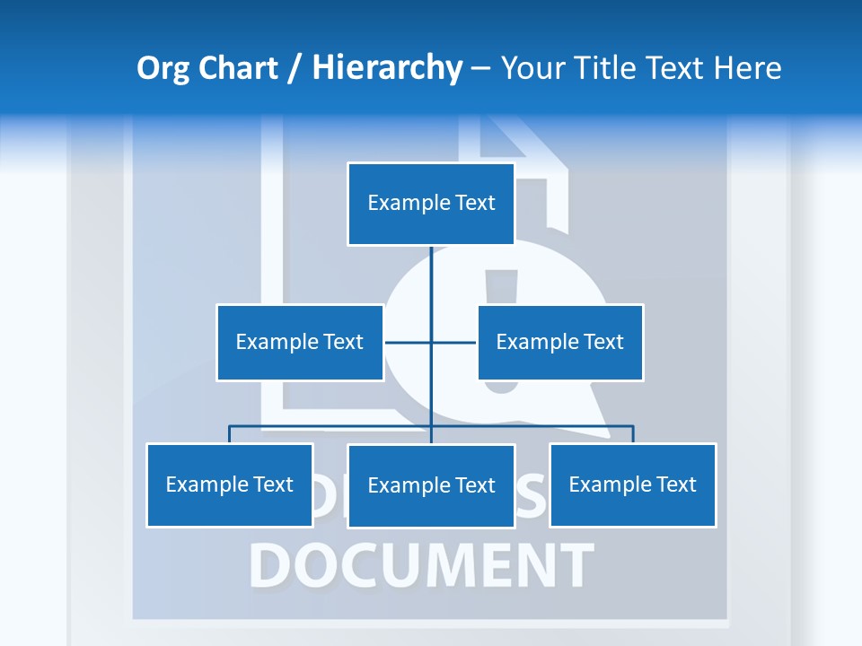 Blue Process Call Out PowerPoint Template