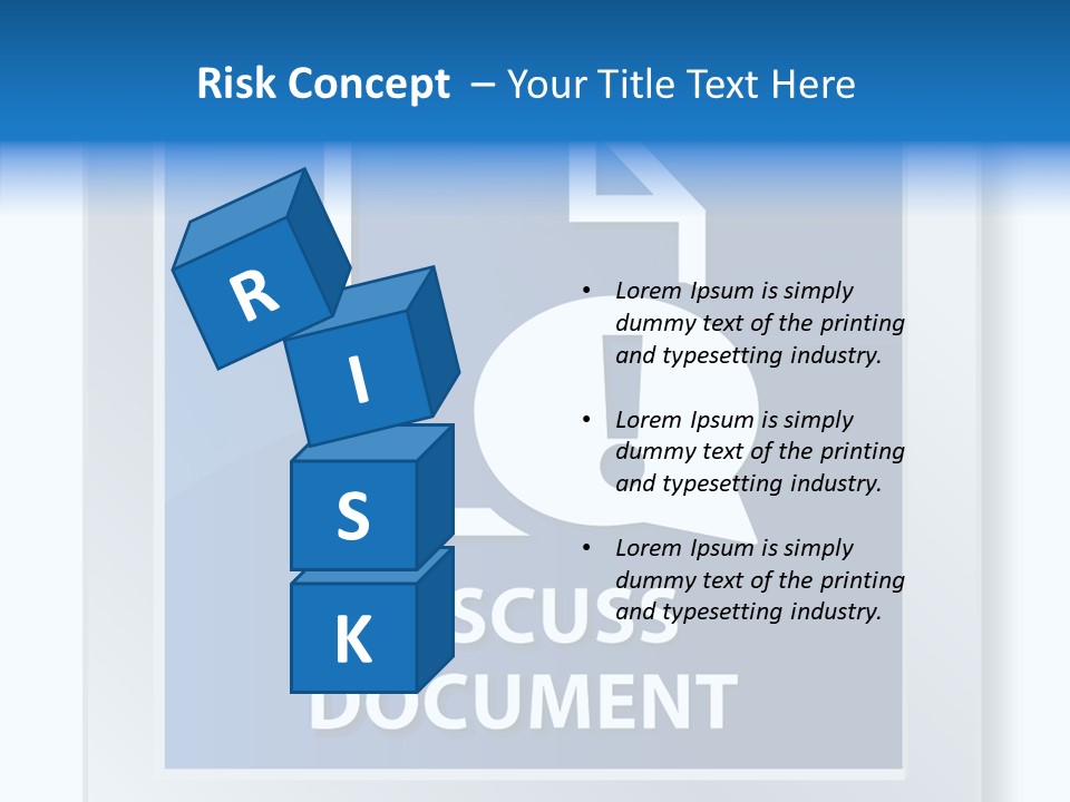 Blue Process Call Out PowerPoint Template