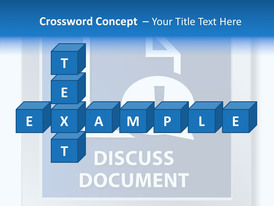 Blue Process Call Out PowerPoint Template