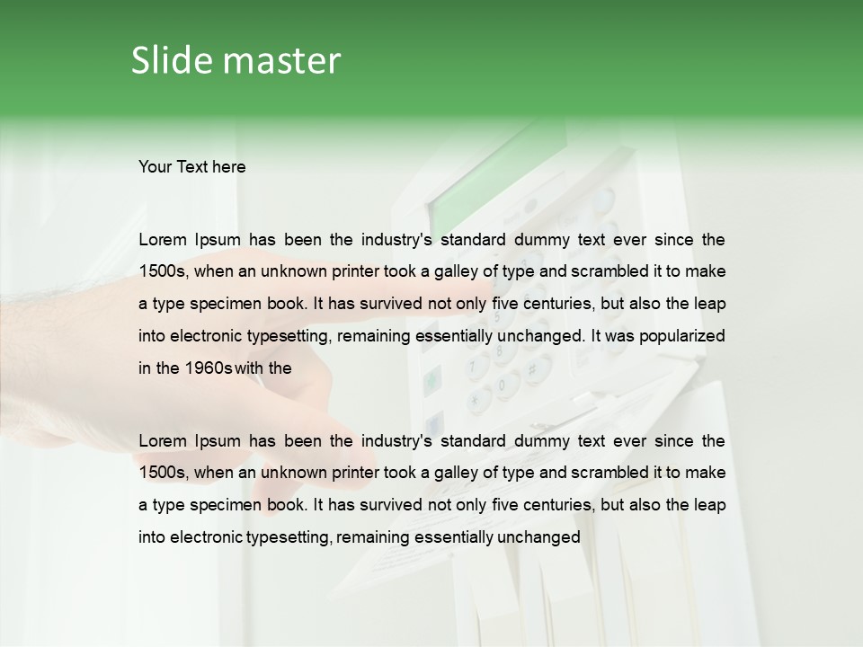 System Household Fire PowerPoint Template