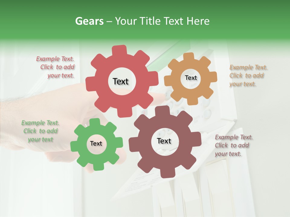 System Household Fire PowerPoint Template