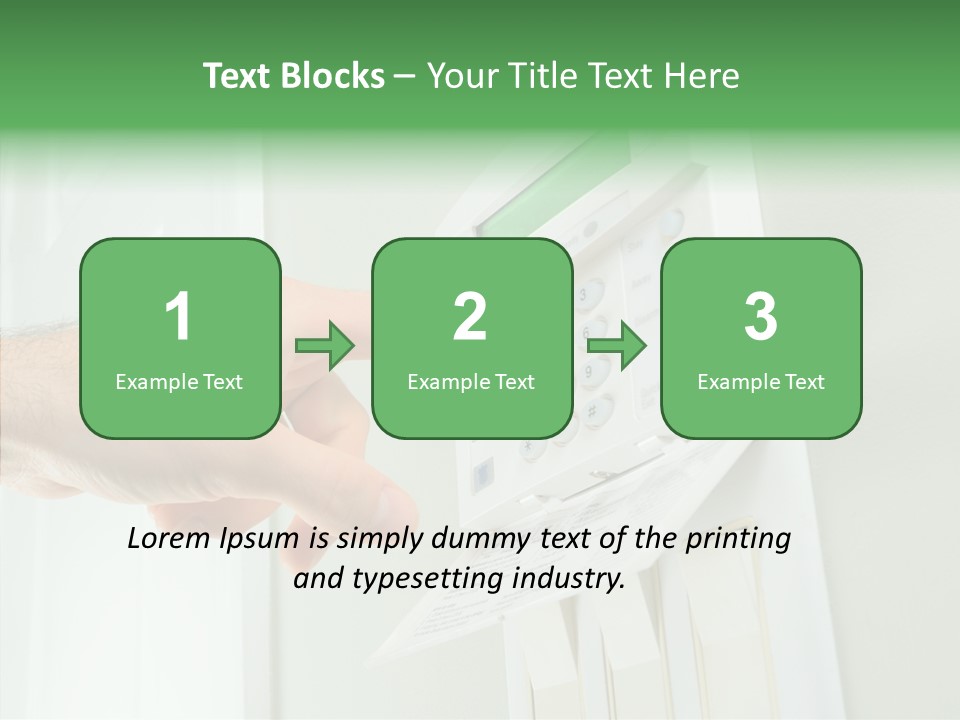 System Household Fire PowerPoint Template