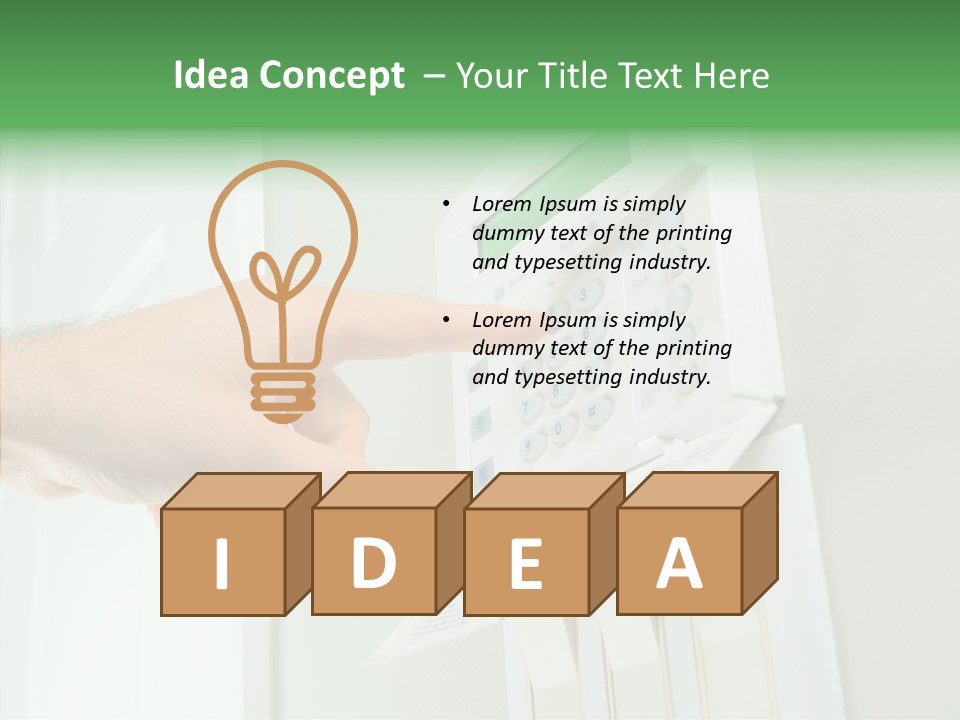 System Household Fire PowerPoint Template