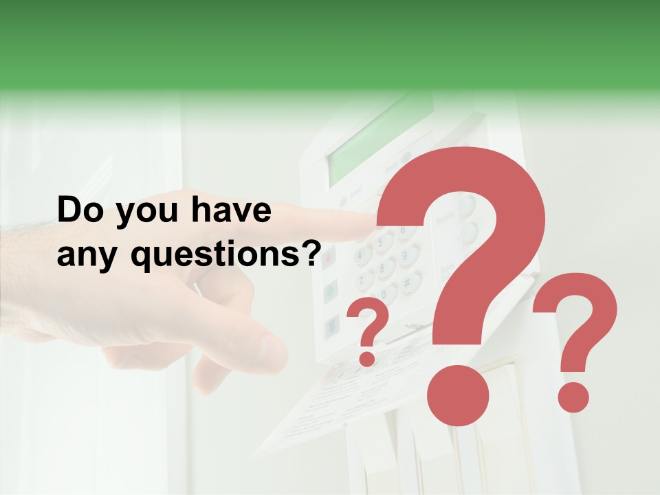 System Household Fire PowerPoint Template