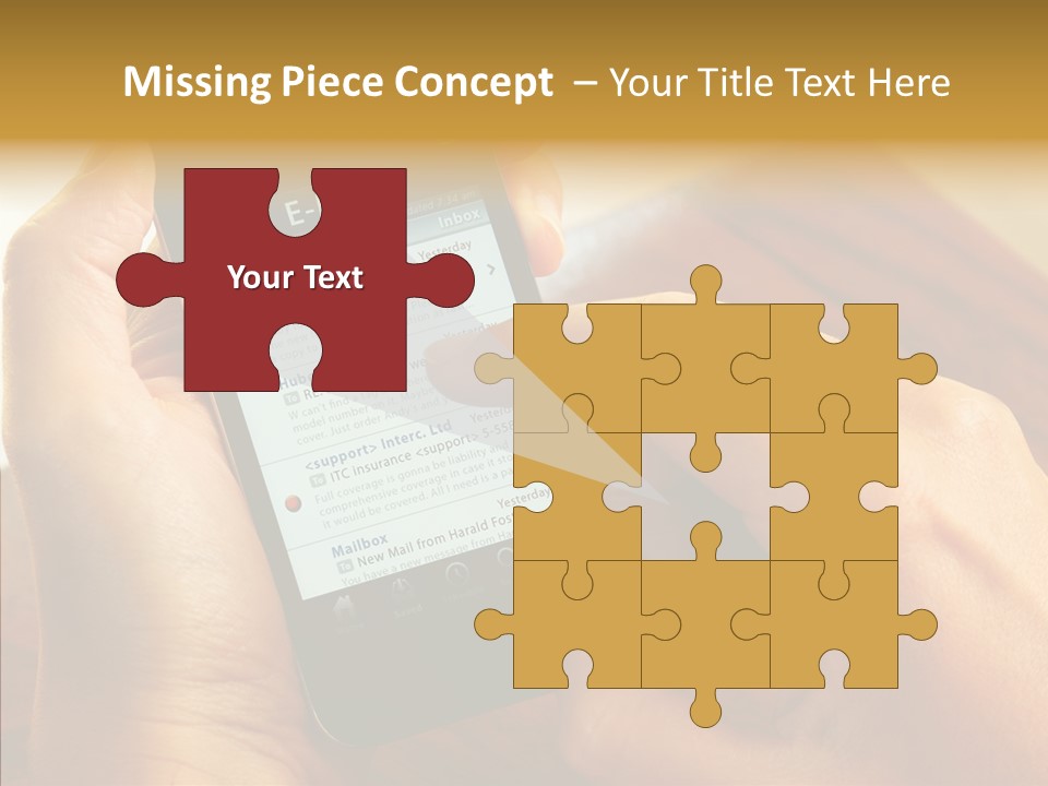 Message Internet Mail PowerPoint Template