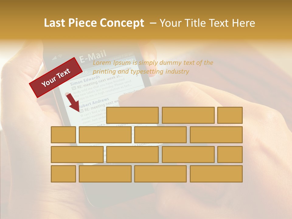Message Internet Mail PowerPoint Template