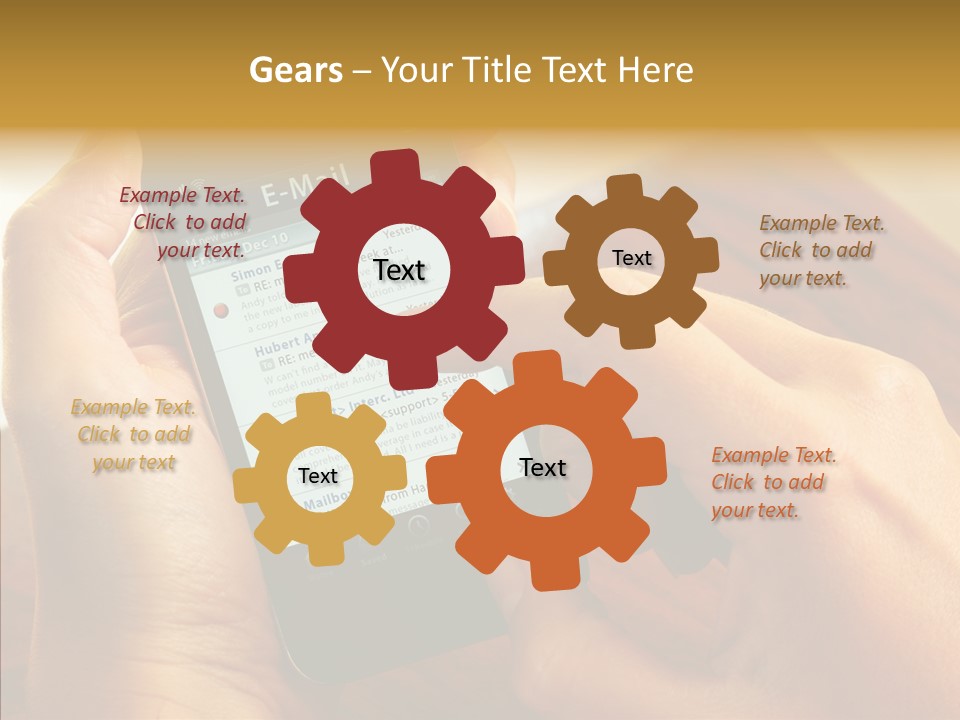 Message Internet Mail PowerPoint Template