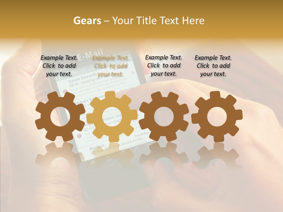 Message Internet Mail PowerPoint Template