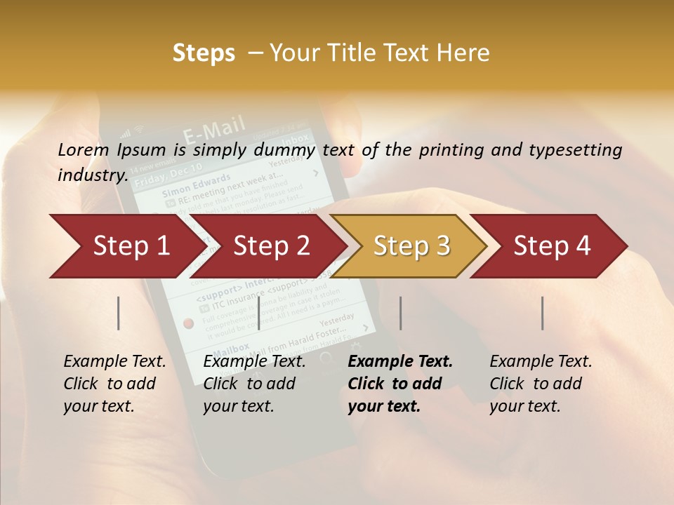 Message Internet Mail PowerPoint Template