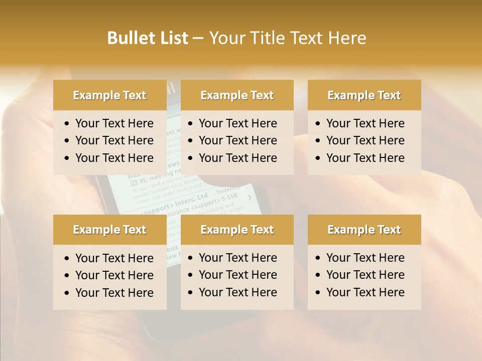 Message Internet Mail PowerPoint Template