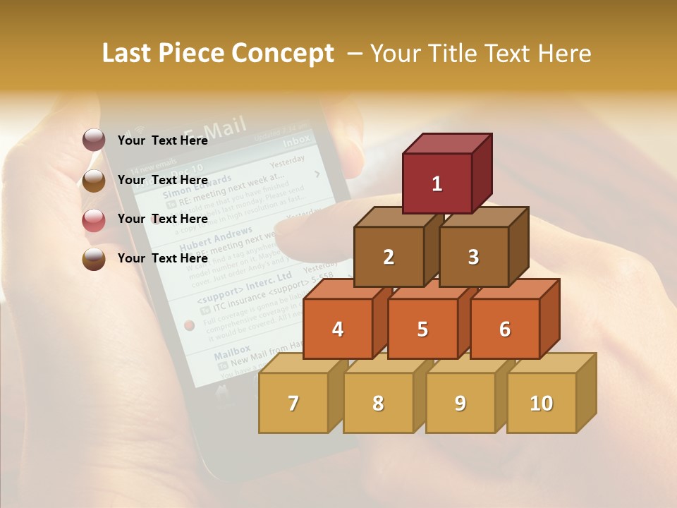 Message Internet Mail PowerPoint Template