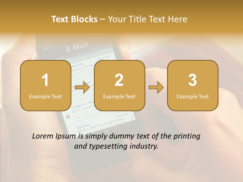 Message Internet Mail PowerPoint Template