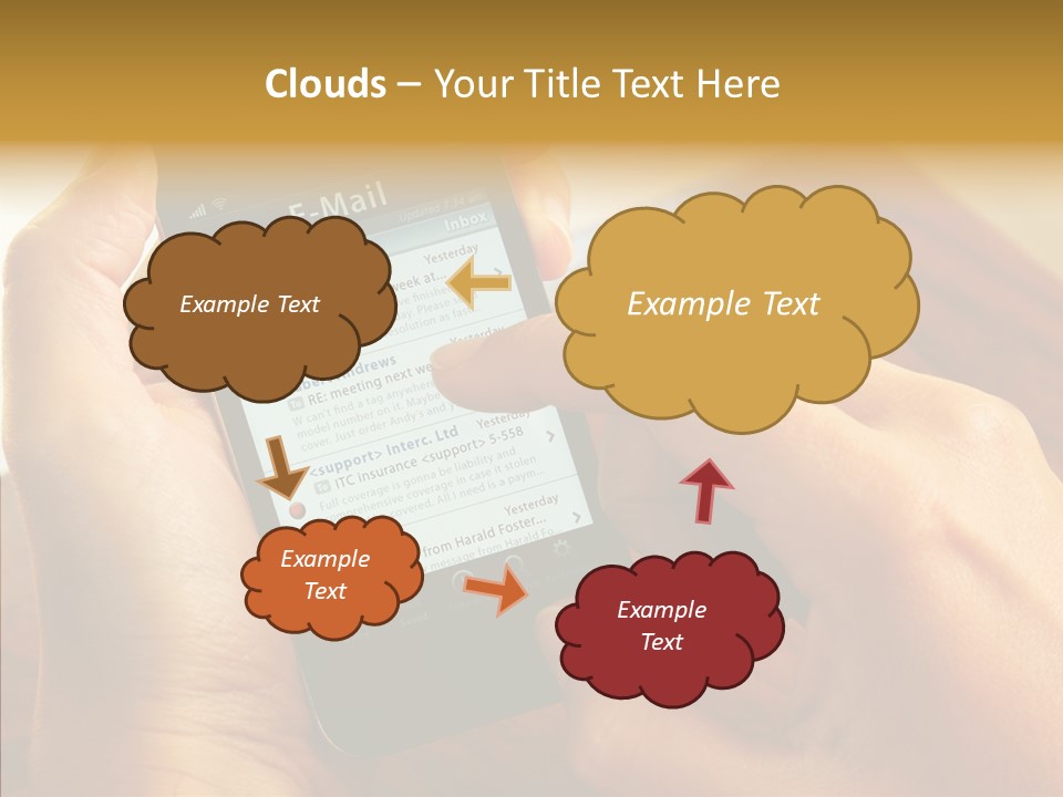 Message Internet Mail PowerPoint Template