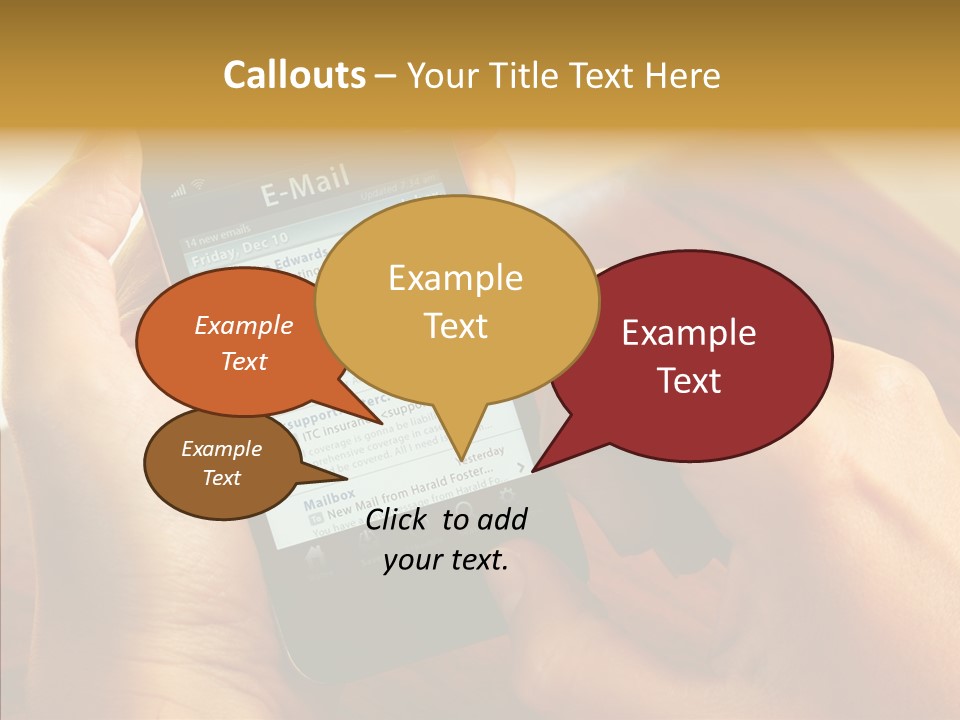 Message Internet Mail PowerPoint Template