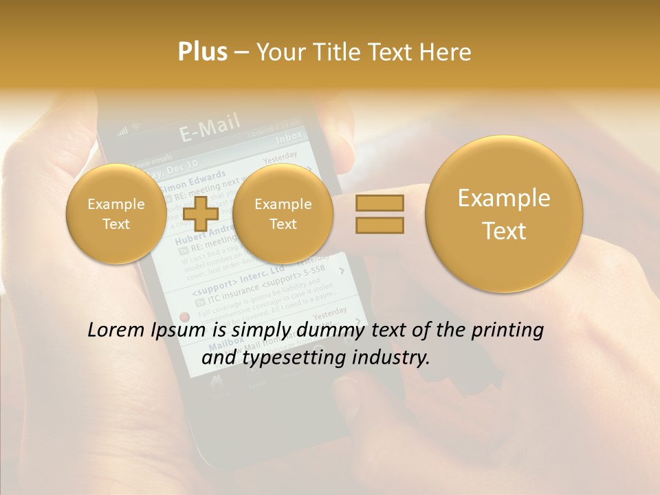 Message Internet Mail PowerPoint Template