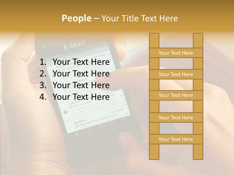 Message Internet Mail PowerPoint Template