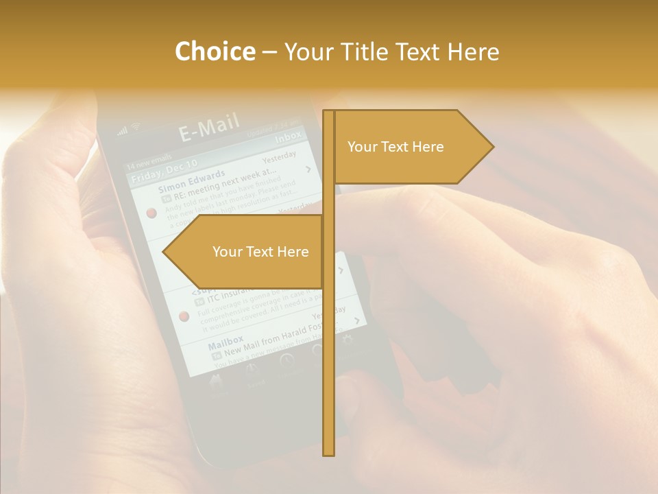 Message Internet Mail PowerPoint Template
