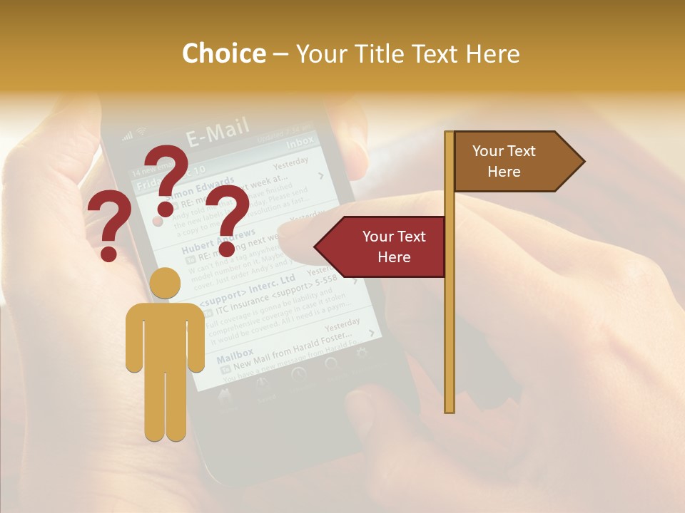 Message Internet Mail PowerPoint Template