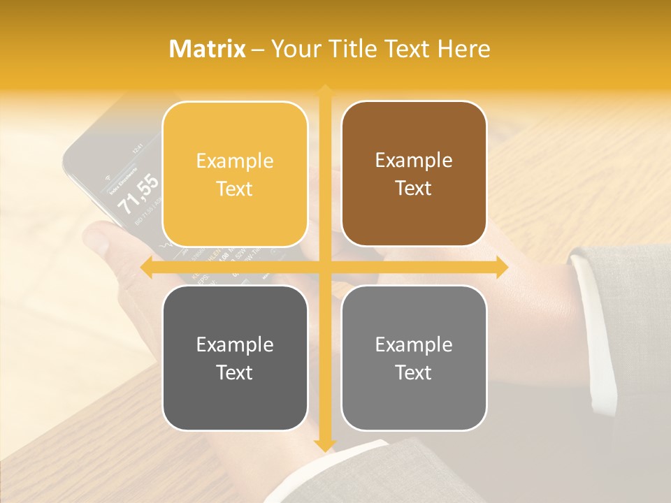 Anfassen Lesen Anzug PowerPoint Template