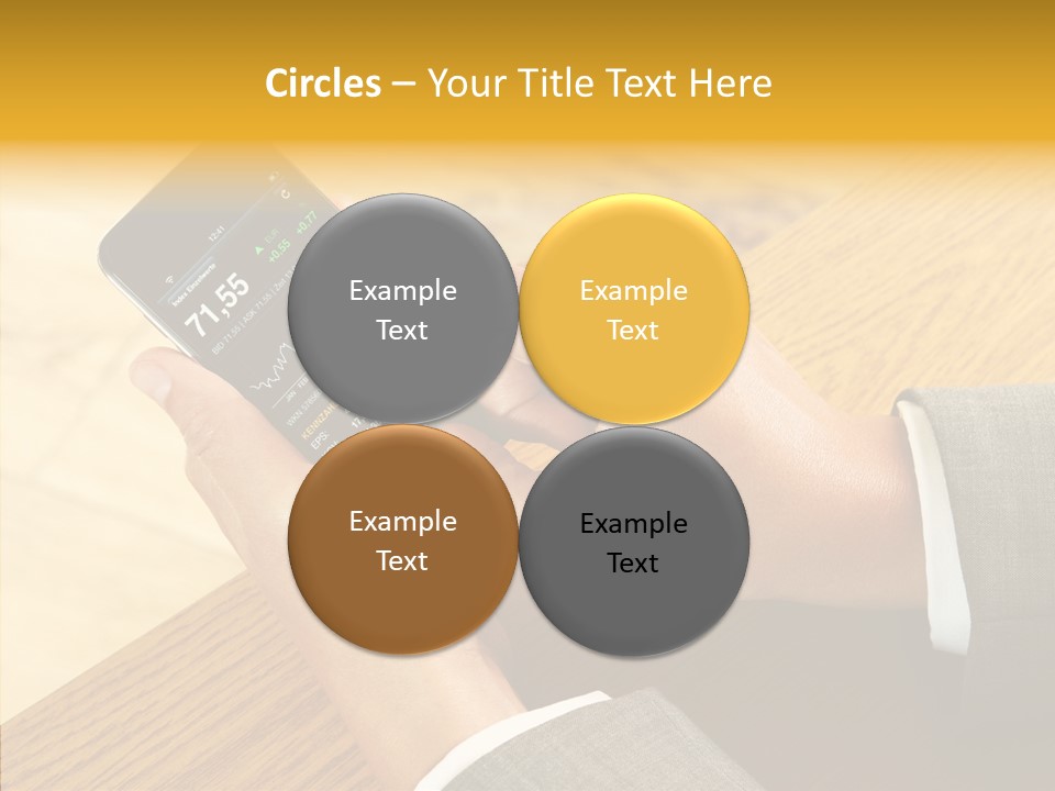 Anfassen Lesen Anzug PowerPoint Template