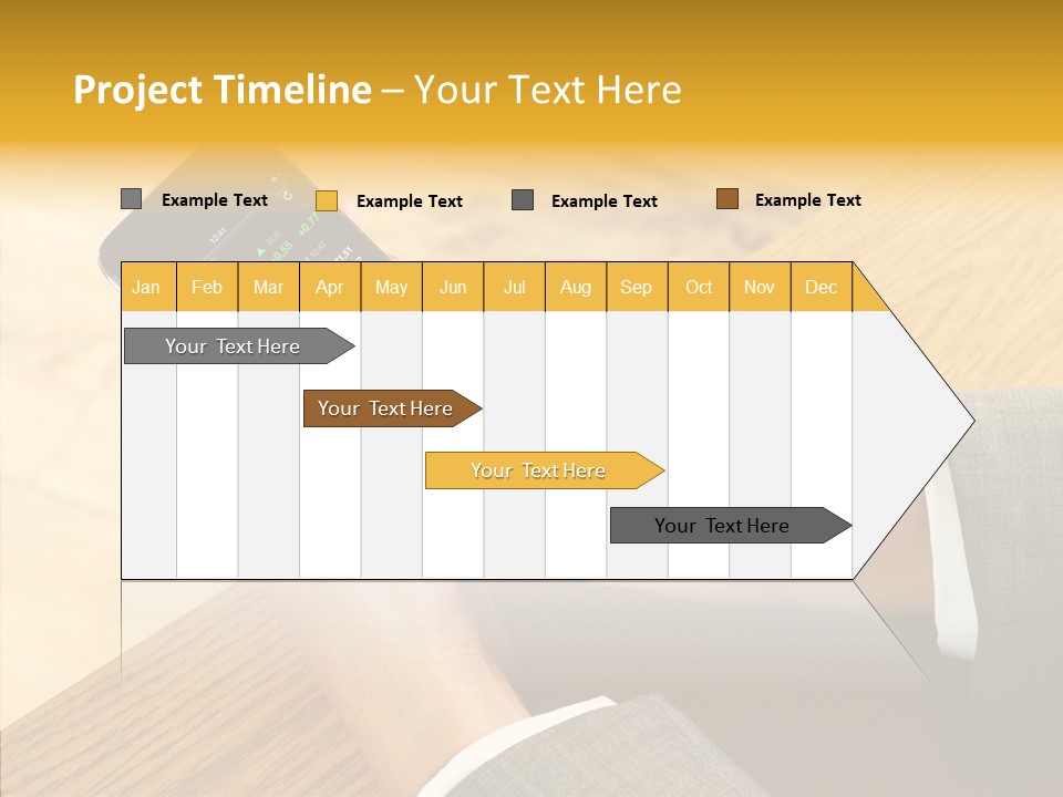 Anfassen Lesen Anzug PowerPoint Template