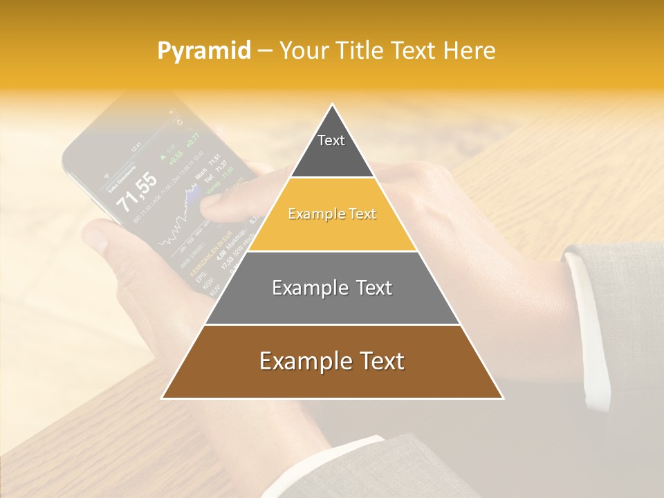 Anfassen Lesen Anzug PowerPoint Template