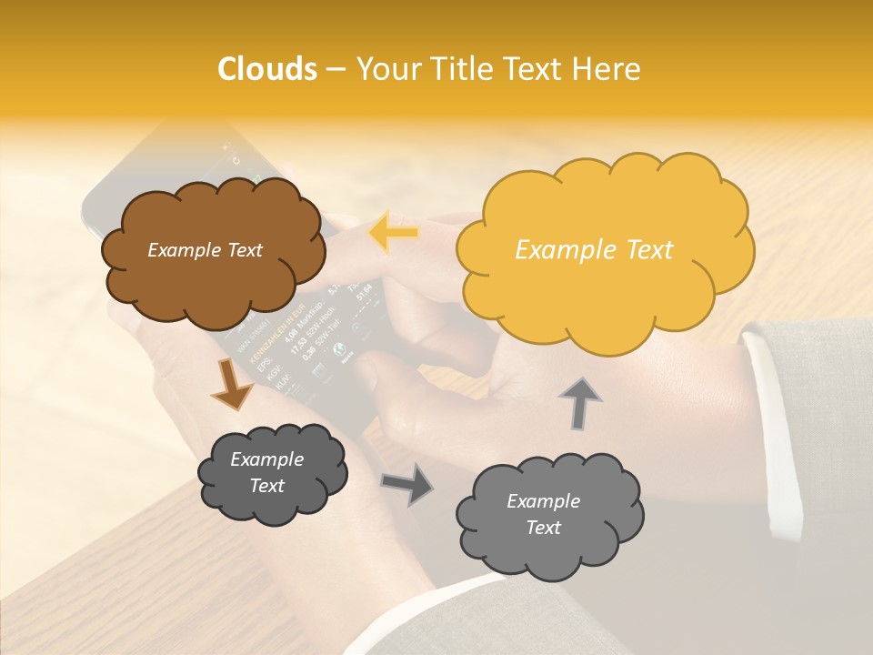 Anfassen Lesen Anzug PowerPoint Template