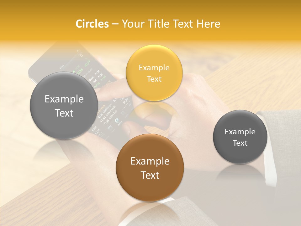 Anfassen Lesen Anzug PowerPoint Template
