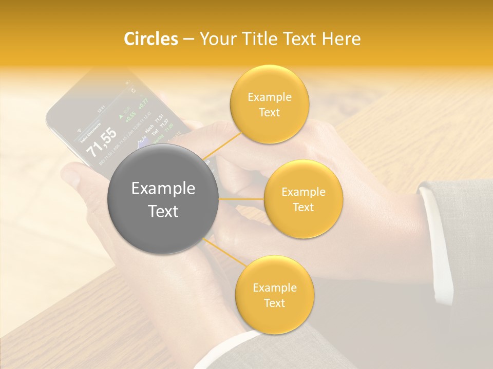 Anfassen Lesen Anzug PowerPoint Template