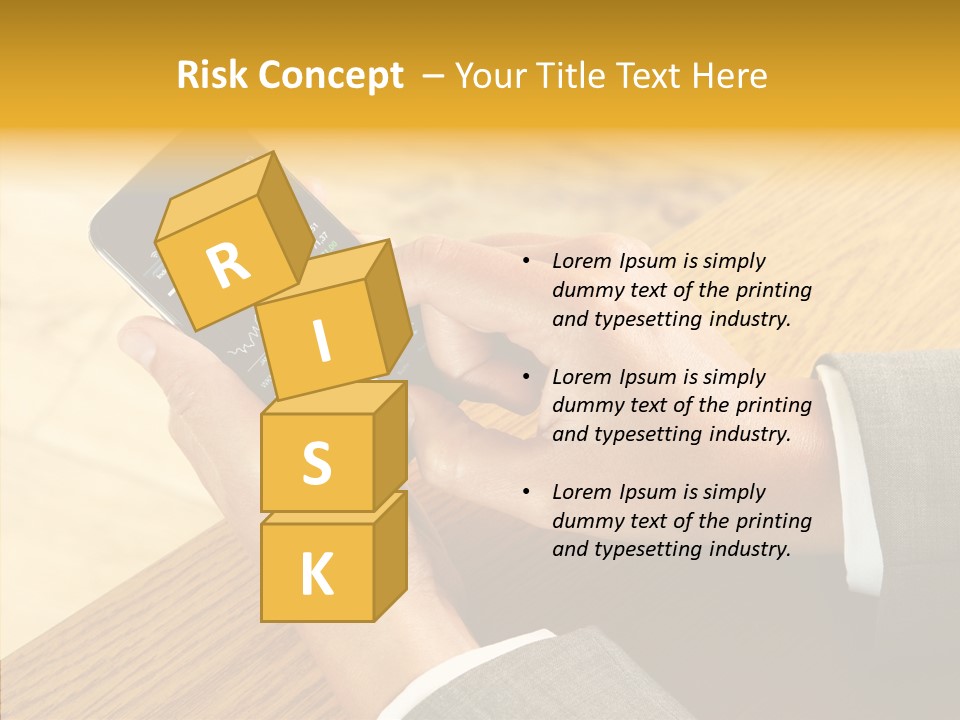 Anfassen Lesen Anzug PowerPoint Template